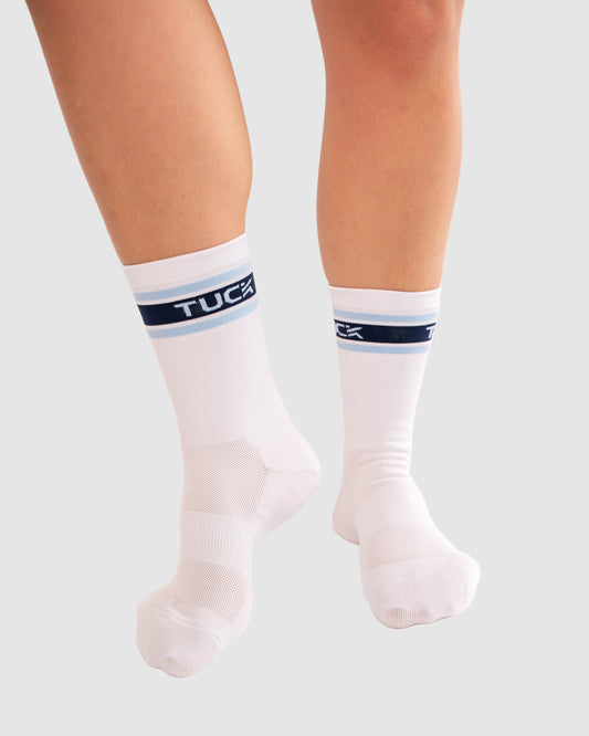 TUCK Power Socks Navy / White