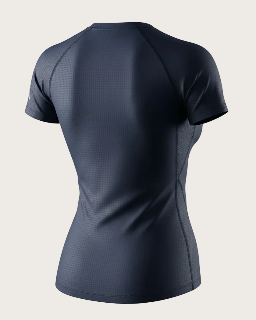 Regulate UPF50+ Base Layer - Womens Short Sleeve - Navy
