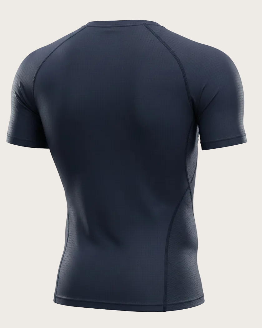 Regulate UPF50+ Base Layer - Mens Short Sleeve - Navy