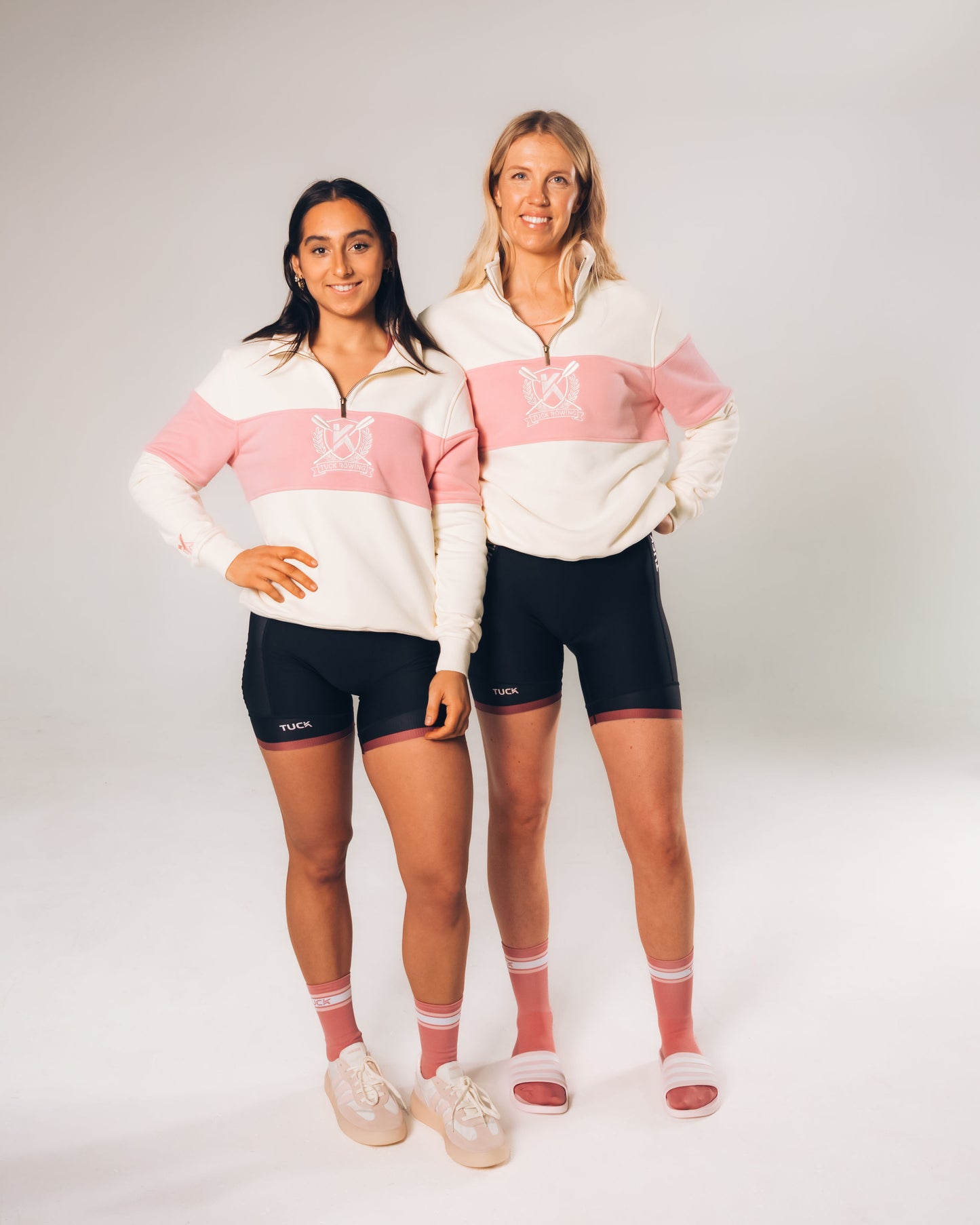 TUCK Heritage Quarter Zip - Unisex / Pink