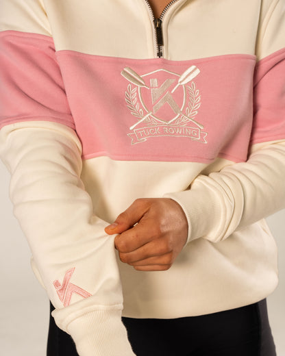 TUCK Heritage Quarter Zip - Unisex / Pink