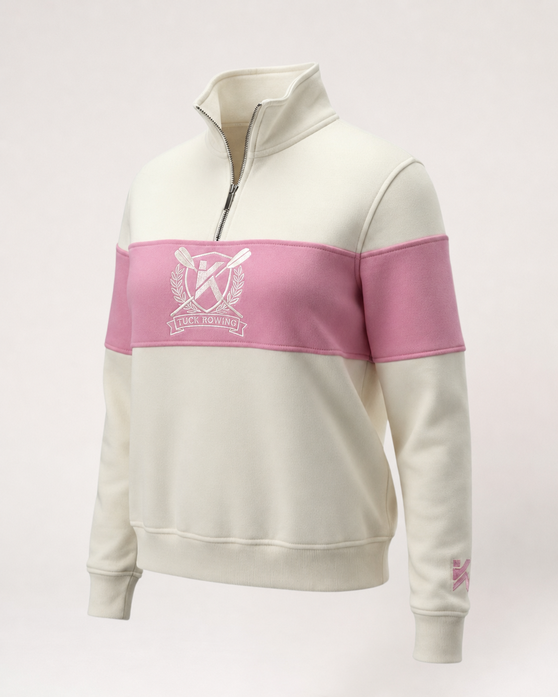TUCK Heritage Quarter Zip - Unisex / Pink