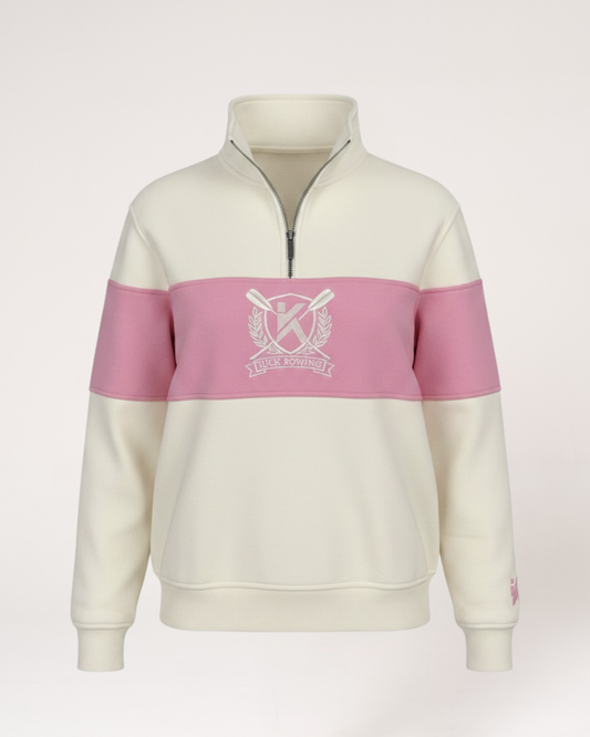 TUCK Heritage Quarter Zip - Unisex / Pink