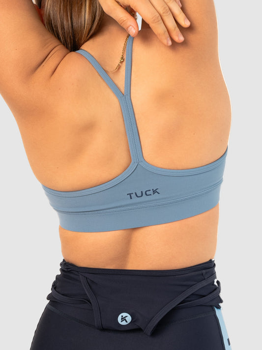 TUCK No-Show Crop Bra