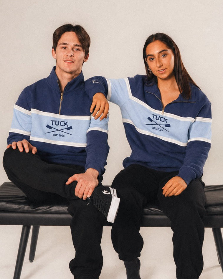 TUCK Session Quarter Zip - Unisex / Heritage Blue