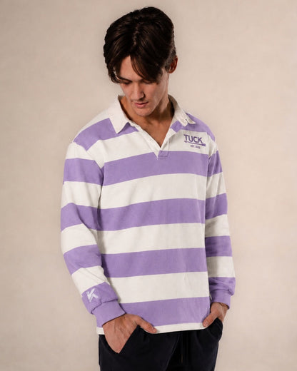 TUCK Club Rugby Jersey - Unisex / Aster Stripe