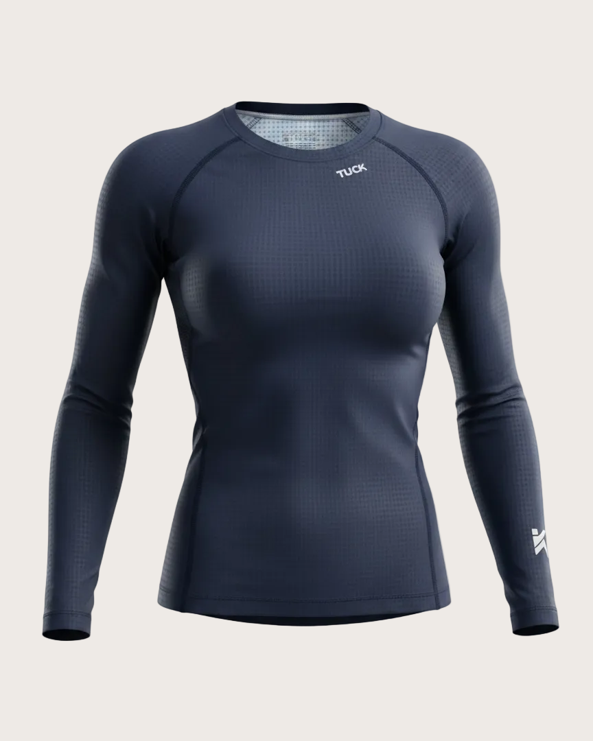 Regulate UPF50+ Base Layer - Womens Long Sleeve - Navy