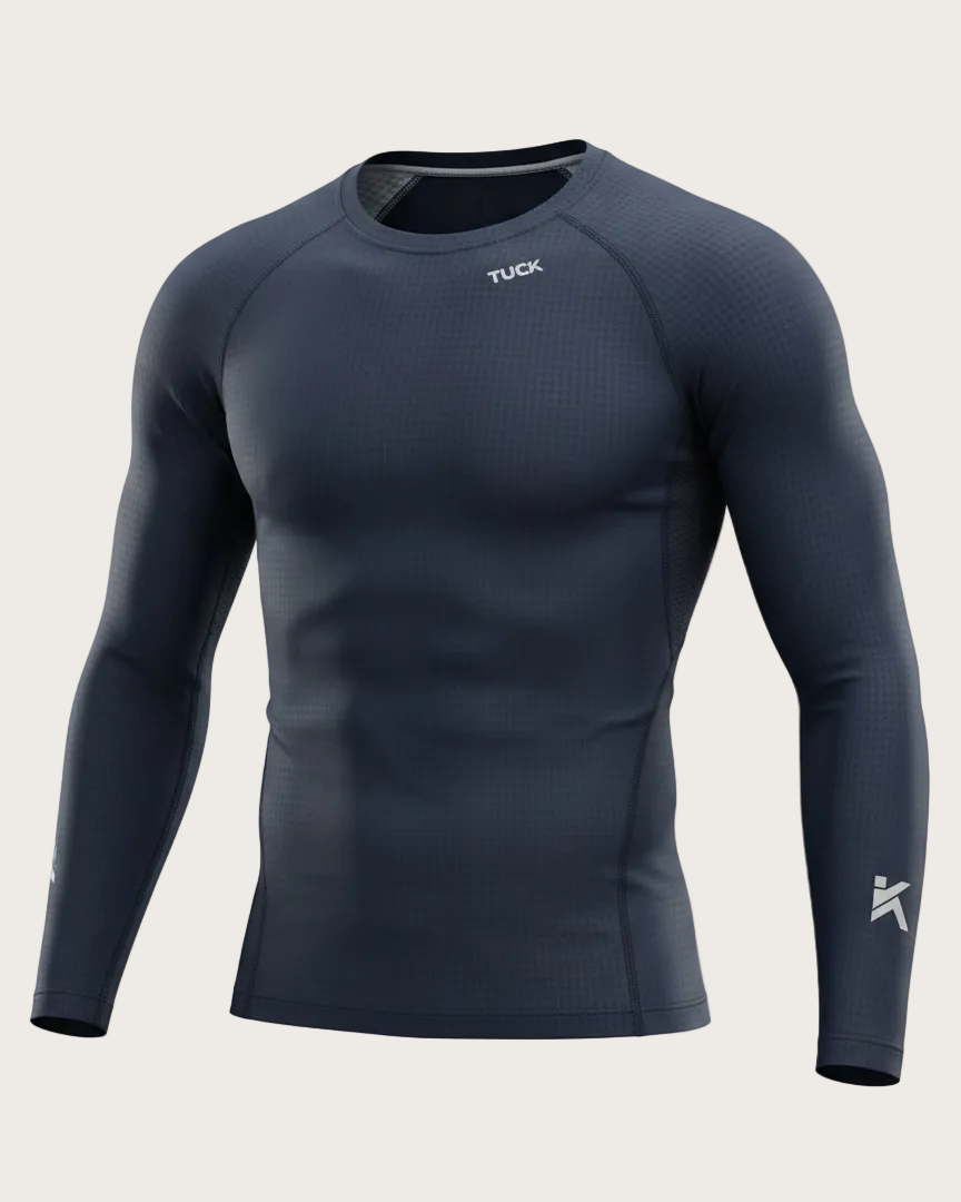 Regulate UPF50+ Base Layer - Mens Long Sleeve - Navy
