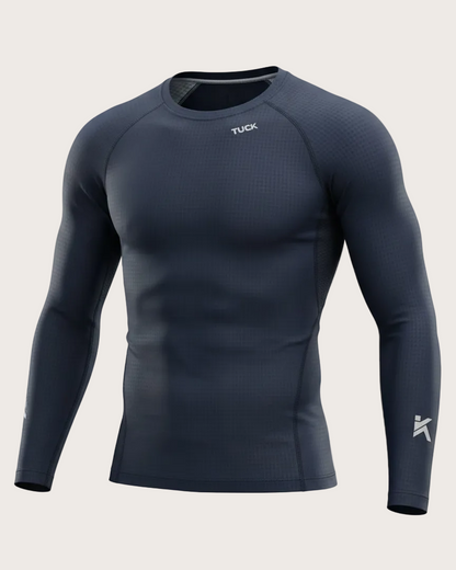 Regulate UPF50+ Base Layer - Mens Long Sleeve - Navy